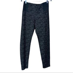 NY & COMPANY Black & White Speckled Pants Size Medium